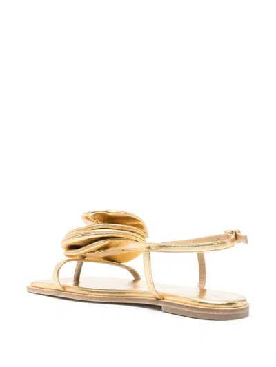 Shop Vic Matie Sandals In Gold