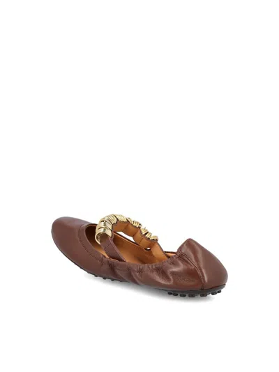 Tod's Low Shoes In Mahogany