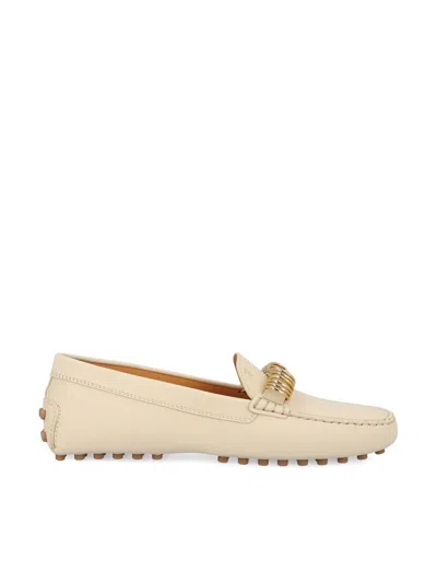 Tod's Low Shoes In Putty