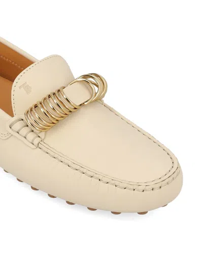 Tod's Low Shoes In Putty