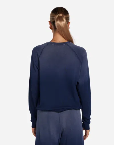 Lauren Moshi Anela Woodstock Shrooms In Navy Ombre