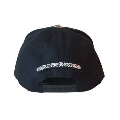 Chrome Hearts Embroidered Horseshoe Logo Hat Black In Os