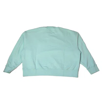 Palm Angels Shark Classic L/s T-shirt Light Green White In Xl