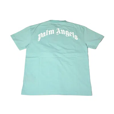 Palm Angels White Shark Classic T-shirt Light Green White