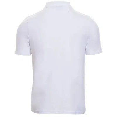 Alpha Studio White Cotton Polo Shirt In White