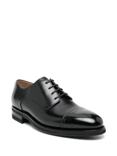 Bally Scrivas Derby Shoes In Blue