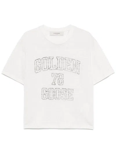 Golden Goose Logo-print T-shirt In White