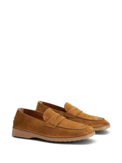 Tod's Loafers In Suede In Monk''s Robe