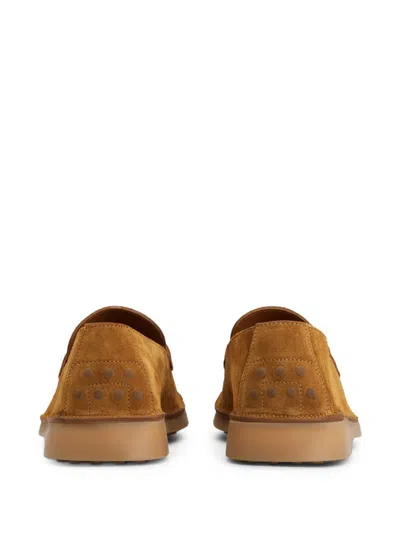 Tod's Loafers In Suede In Monk''s Robe