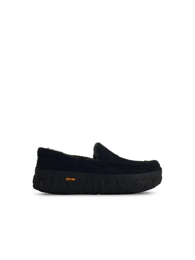 806 Ugg 'ascot' Black Suede Loafers