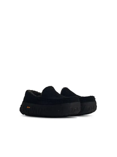 806 Ugg 'ascot' Black Suede Loafers