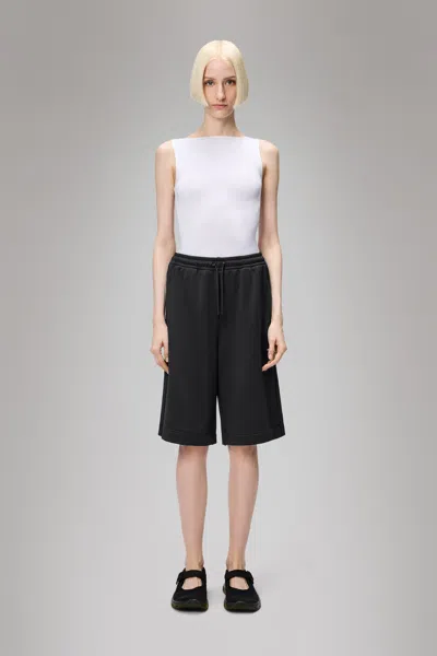 Rains Sintra Fleece Bermuda Shorts In Black