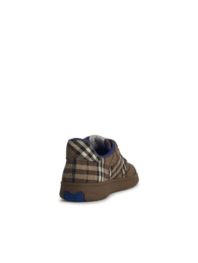 Burberry Checked Terrace Lace-up Sneakers