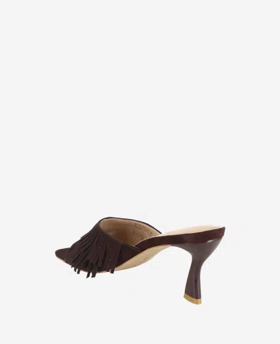 Kenneth Cole Darby Slide Sandal In Chocolate Suede