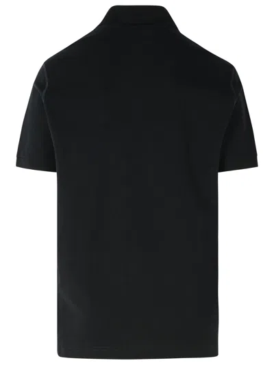 Dolce & Gabbana Cotton Polo Shirt With Buttoned Collar And Ribbed Accents