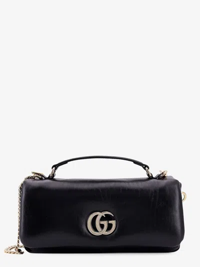 Gucci Womens Black Black Gg Milano Small Top-handle Leather Bag
