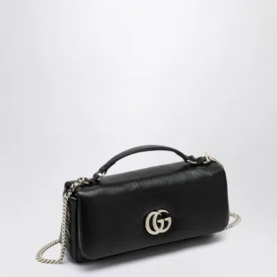Gucci Womens Black Black Gg Milano Small Top-handle Leather Bag