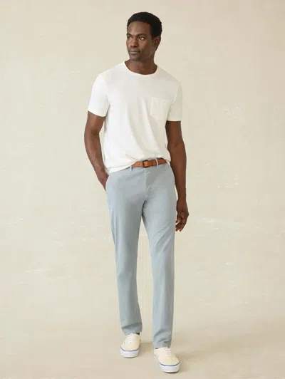 Faherty Sunwashed Pocket T-shirt In White