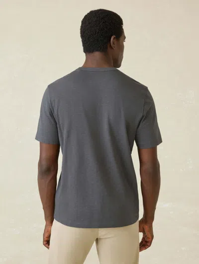Faherty Sunwashed Pocket T-shirt In Graphite