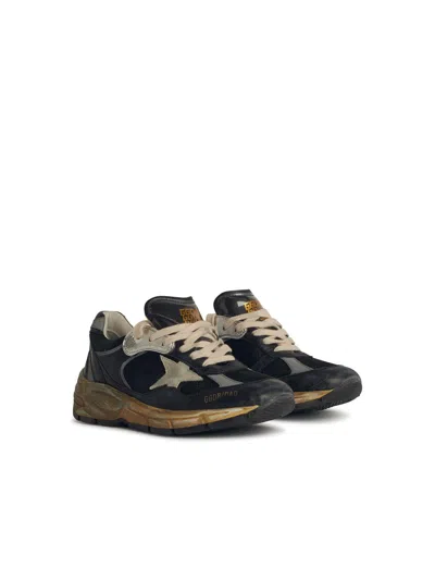 Golden Goose Running Dad Net And Nappa Upper Suede Star Shoes