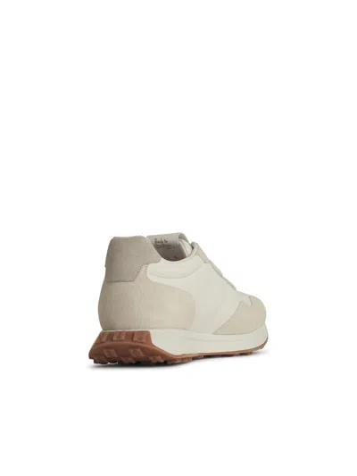 Hogan 'h602' Leather Sneakers Featuring Suede Panels