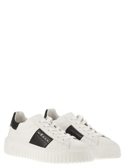 Hogan H-stripes Lace-up Sneakers In Multi