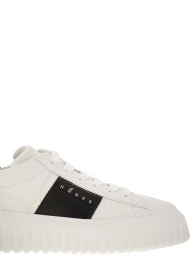 Hogan H-stripes Lace-up Sneakers In Multi