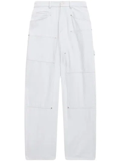Isabel Marant Étoile Ophra Loose Fit Fine Denim Jeans In Blue