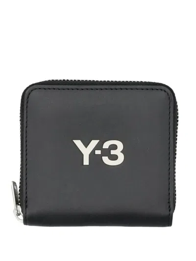 Y-3 Leather Wallet In Black