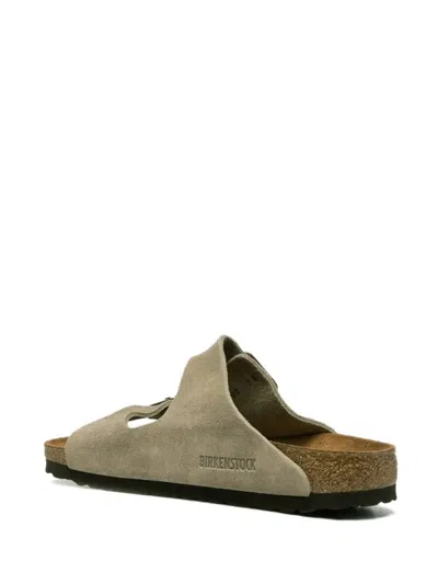 Birkenstock Sandals Arizona Sfb Suede Leather In Grey