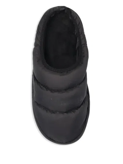 Balenciaga Polyamide And Fleece Alaska Slipper Shoes In Black