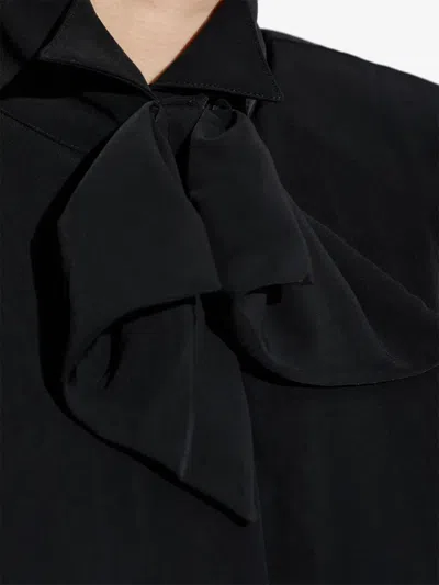 Balenciaga Short Sleeve Crew Neck T-shirt In Black