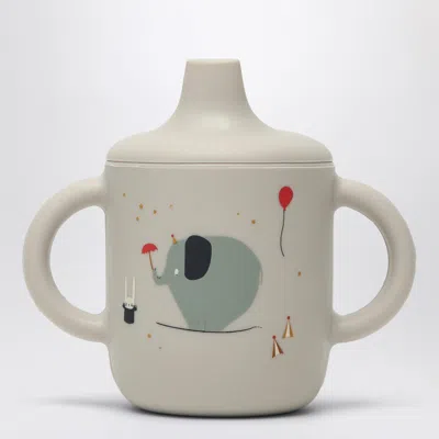 Liewood Neil Spout Cup Circus/sandy In Beige