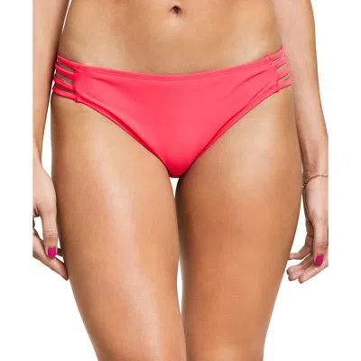 Salt + Cove Womens Strappy Hipster Swim Bottom Separates In Red