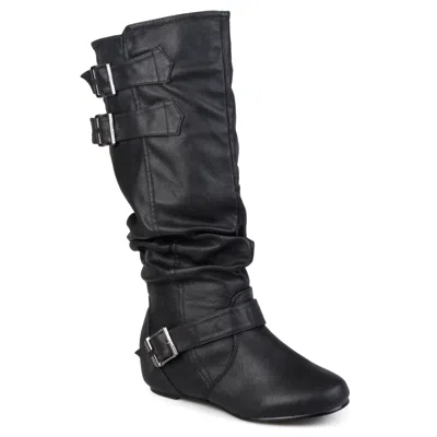 Journee Collection Women's Extra Wide Calf Tiffany Boot In Black