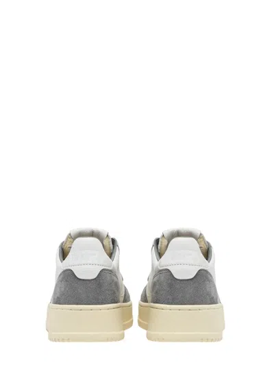 Autry Medalist Low Wom White And Gray In White