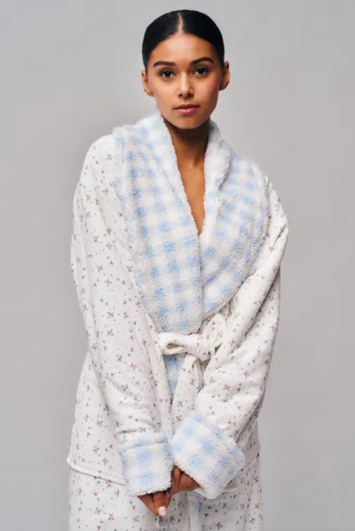 DANIELLE GUIZIO NY COZY CLOUD REVERSIBLE ROBE 