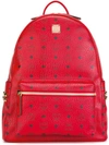 MCM logo print backpack,PVC100%