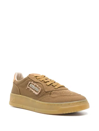 Autry Medalist Low Wom Jap/canvas Shoes