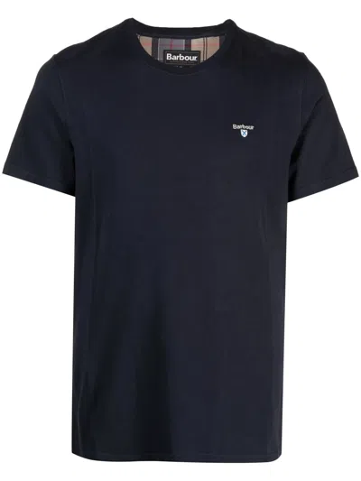 Barbour Sports Logo-embroidered Cotton-jersey T-shirt