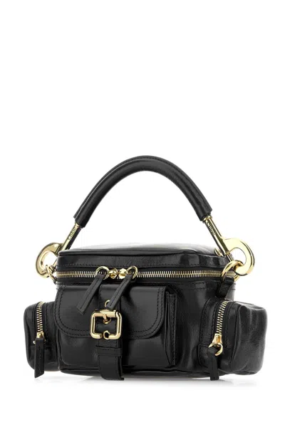 Chloé Chloe Women Petrol Blue Leather Camera Bag Handbag