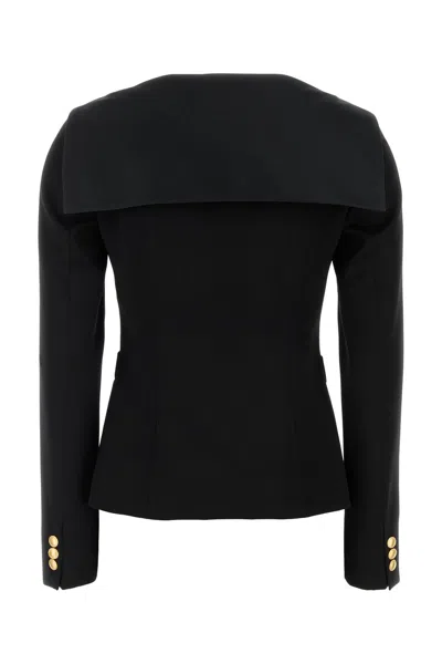 Alessandra Rich Wool Blazer Tailored Gold Buttons