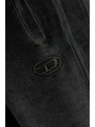 Diesel P-olaris Front Coated Pinstripe Pants