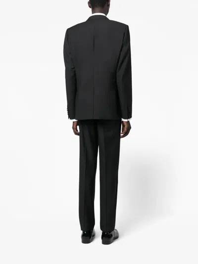 Dolce & Gabbana Single-breasted Wool Tuxedo Suit In Black