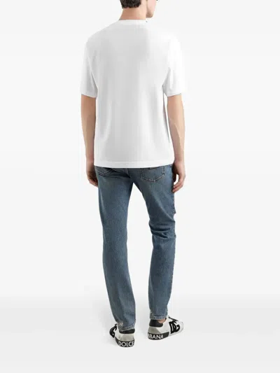 Dolce & Gabbana White Dg Logo T-shirt