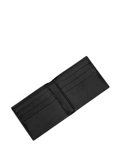 Dolce & Gabbana Black Wallet With Front Logo Detail