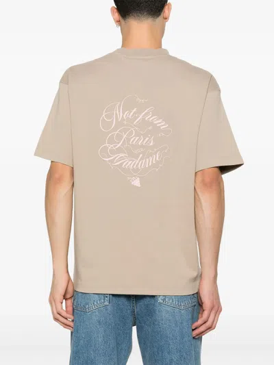 Drôle De Monsieur Drole De Monsieur Le T Shirt Slogan Vignes