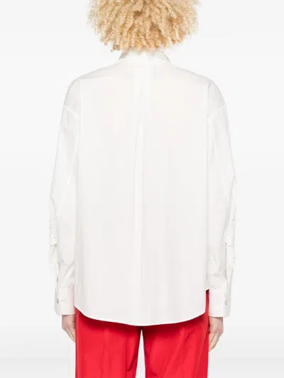 Forte Forte En Fleur Embroidered Poplin Shirt