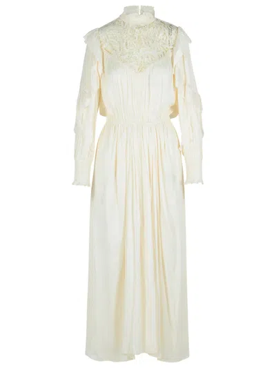 Isabel Marant Vestido Midi - Beis