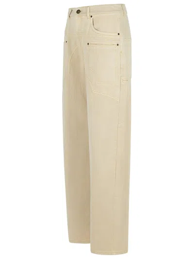 Isabel Marant Baryl Beige Cotton Pants